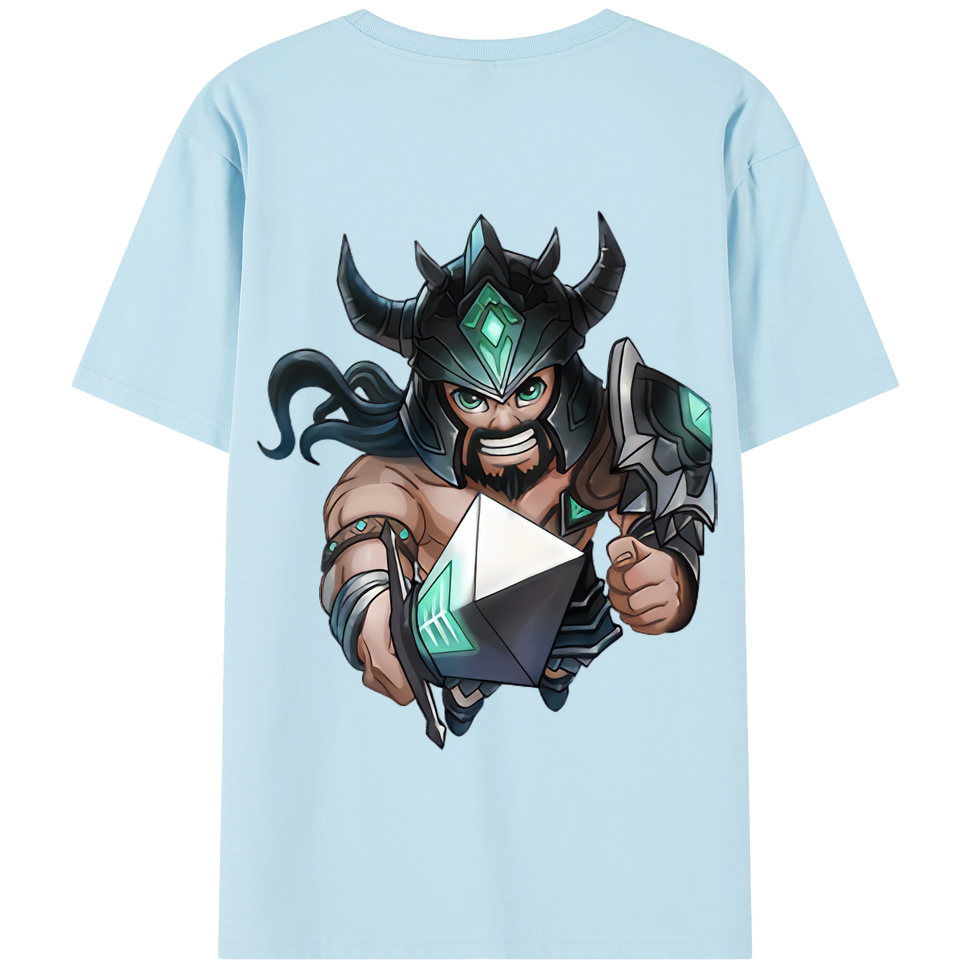 リーグ・オブ・レジェンド League of Legends LOL 綿100％半袖Tシャツ（背面プリント）